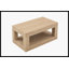 Table basse 39,4 po à 2 niveaux avec rangement Mid-Century - Rustic Farmhouse-171075333
