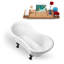 1579.9mm x 779.8mm Freestanding Soaking Acrylic Bathtub-637845673-637845713