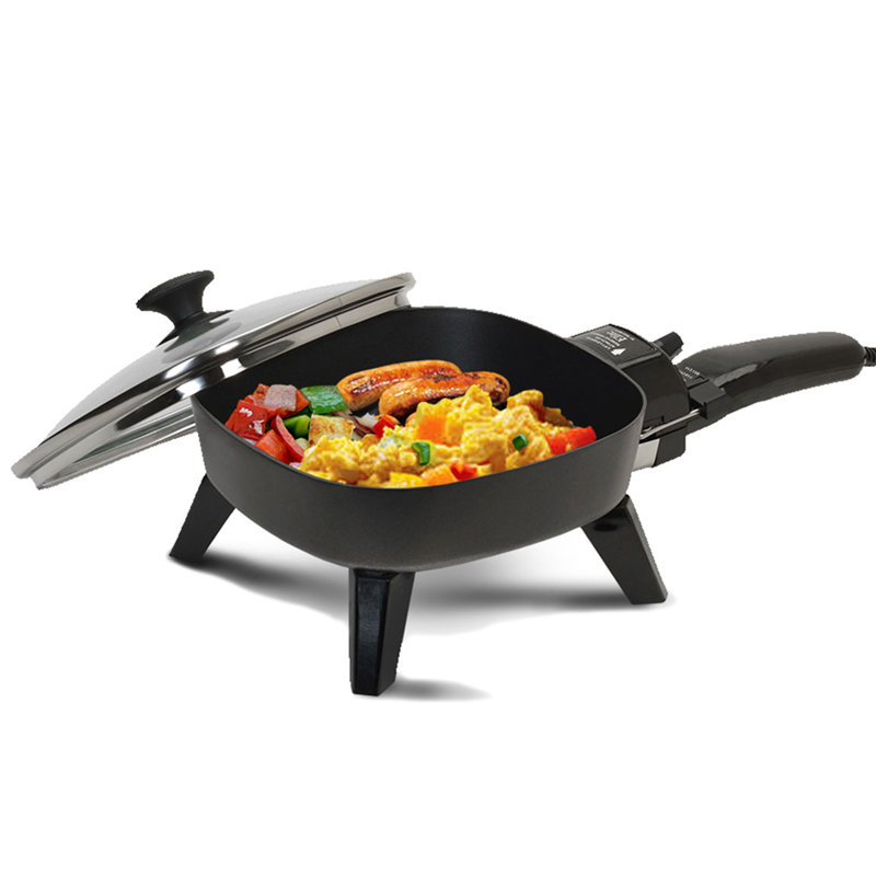 Continental Electric Max Electric 6'' Non-Stick Skillet with Glass Lid Continental Electric Max Electric 6'' Non-Stick Skillet with Glass Lid