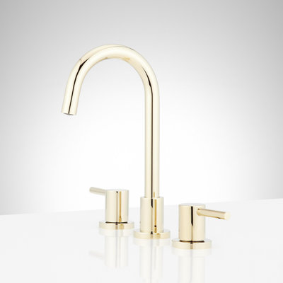 Lexia 1.2 GPM Widespread Gooseneck Bathroom Faucet