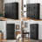 62" Wood Storage Bookcase with Adjustable Shelves-2056940162