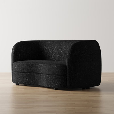 Celal 63'' Tuxedo Arm Curved Loveseat