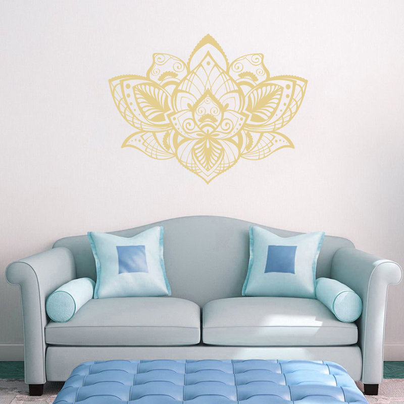 Décalcomanie murale fleur lotus Natazhat