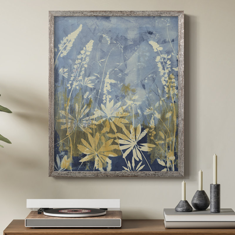 Wild Lupine Framed Print - Solid Wood