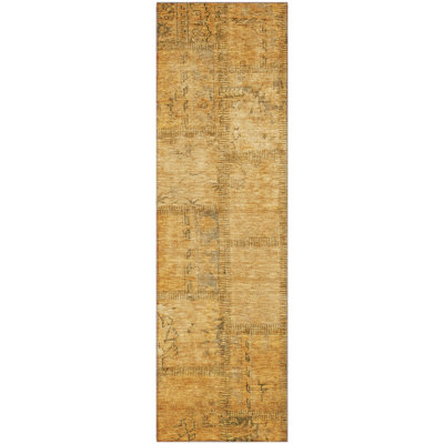 Premium Machine Washable Prisco Copper Rug