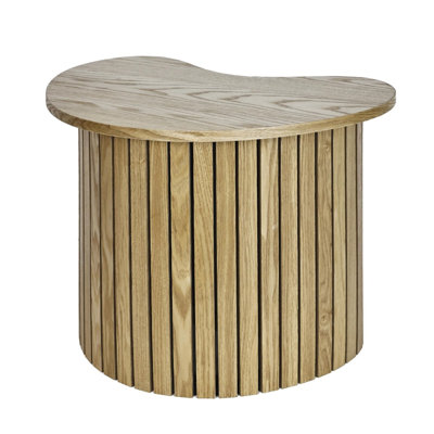 Pedestal Irregular Side Table