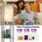 Jarold 63.7" Column Dimmable Floor Lamp with Shelves & Remote Control & USB Charging Station-1624514961