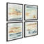 Ensemble de 4 imprimés Sandy Sky Stripes-222080616-222080628-222080637