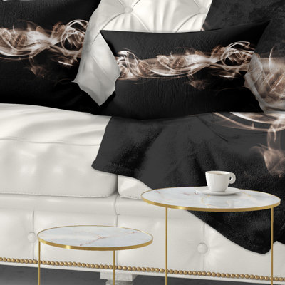 Coussin Fractal White Smoke