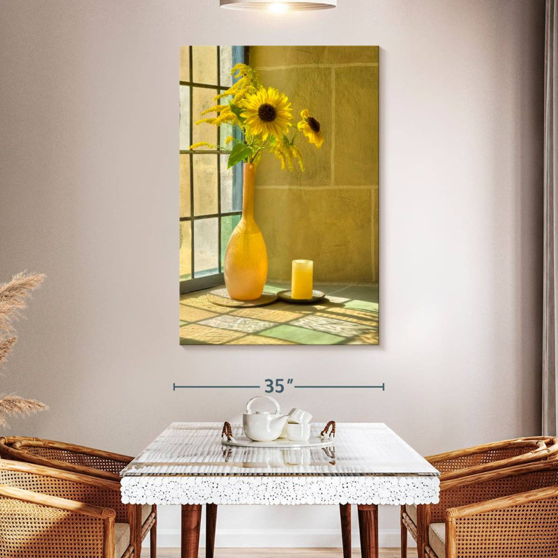 Harnek Sunflower Window, 51" H x 34" W