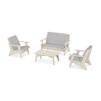 POLYWOOD® Riviera 4-Person Patio Seating Group