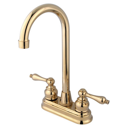 Distributeur d'eau chaude et froide Magellan, Laiton poli