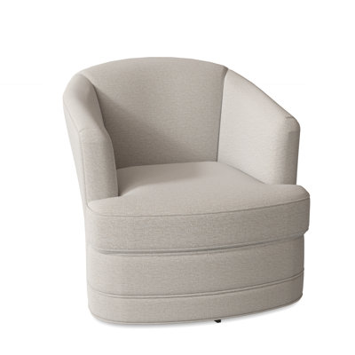 Magdaline Greyson 29" Wide Swivel Barrel Chair