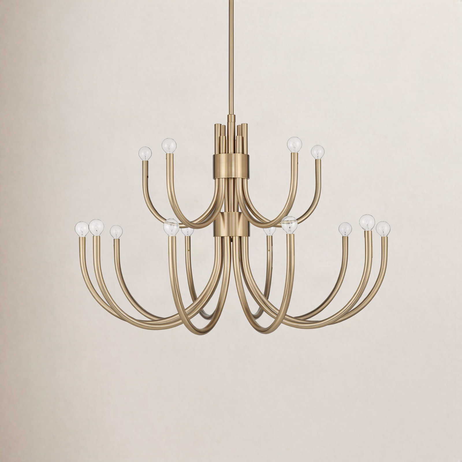 Sorrento 15-Light Chandelier, Brass