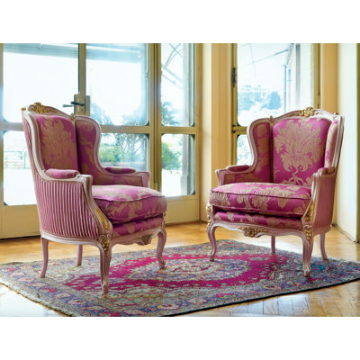 Fauteuil capitonné l 31 po