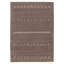 Tapis rectangulaire en laine nouvel âge unique 5 pi 8 po x 8 pi 0 po gris