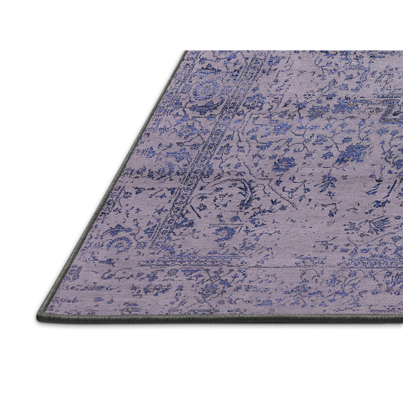 Hukill Oriental Indoor Rug, Rectangle 5' x 7'