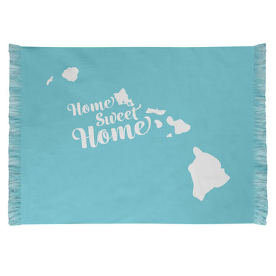 Home Sweet Honolulu Blue Area Rug -  East Urban Home, 2C011702E2EF49E5A25671D76730DAD2
