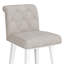 Tabouret pivotant à hauteur réglable en bois et capitonné Dorreen-1344263703-1344263701