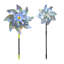 Moulin à vent, décorations de jardin anti-oiseaux, vent coloré, décoration extérieure, bricolage réfléchissant, moulin à vent, décoration de jardin, argent-1262551339
