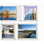 4 Piece Gallery Wall Set, Double Panel Floating Frames, 98% UV Grade Acrylic.