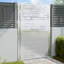 Barrière argentée en acier inoxydable-97813924