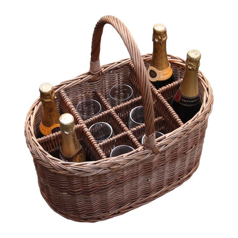Festival Drink Oval Wine Basket