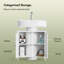 Caicos Tongue & Groove Under Sink Cabinet