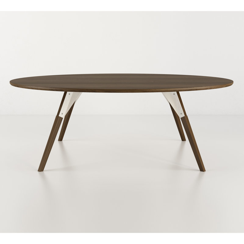Table basse clarke, H 18 po x L 46 po x l 40 po, Noyer, Noyer / Blanc