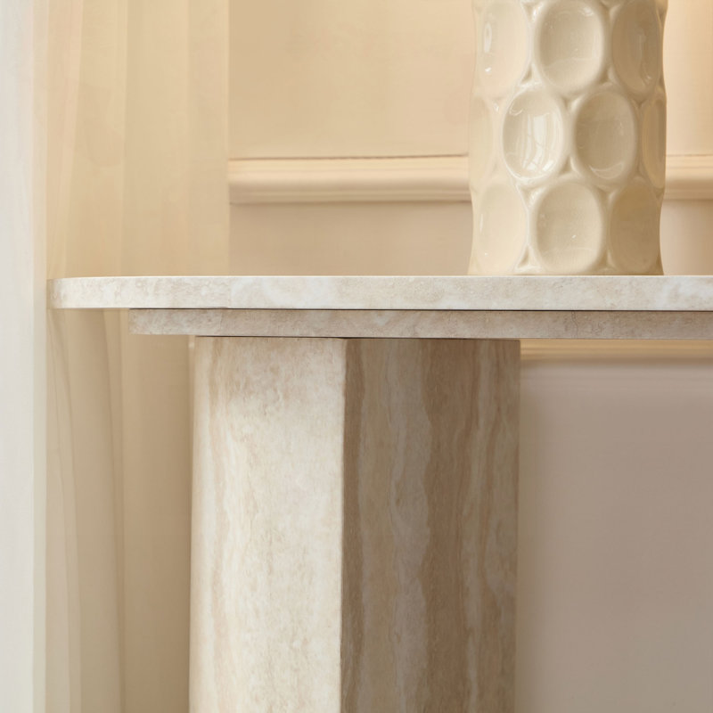Console moderne en faux marbre