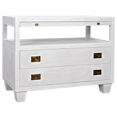 Solid Wood 2 - Drawer End Table