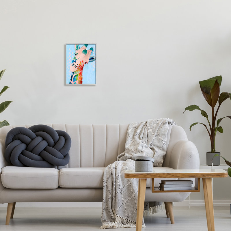 Buldir Animals, 14" H x 11" W x 1.5" D, Farmhouse Grey Framed Giclee