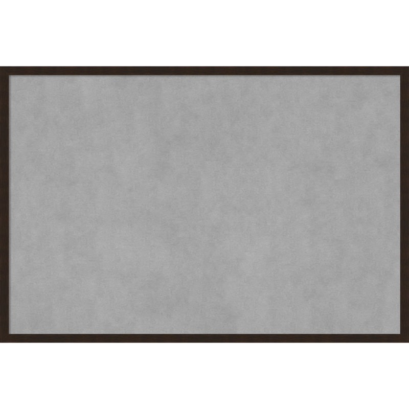 Tableau magnétique à cadre étroit Carlisle Espresso, H 25 po x l 37 po