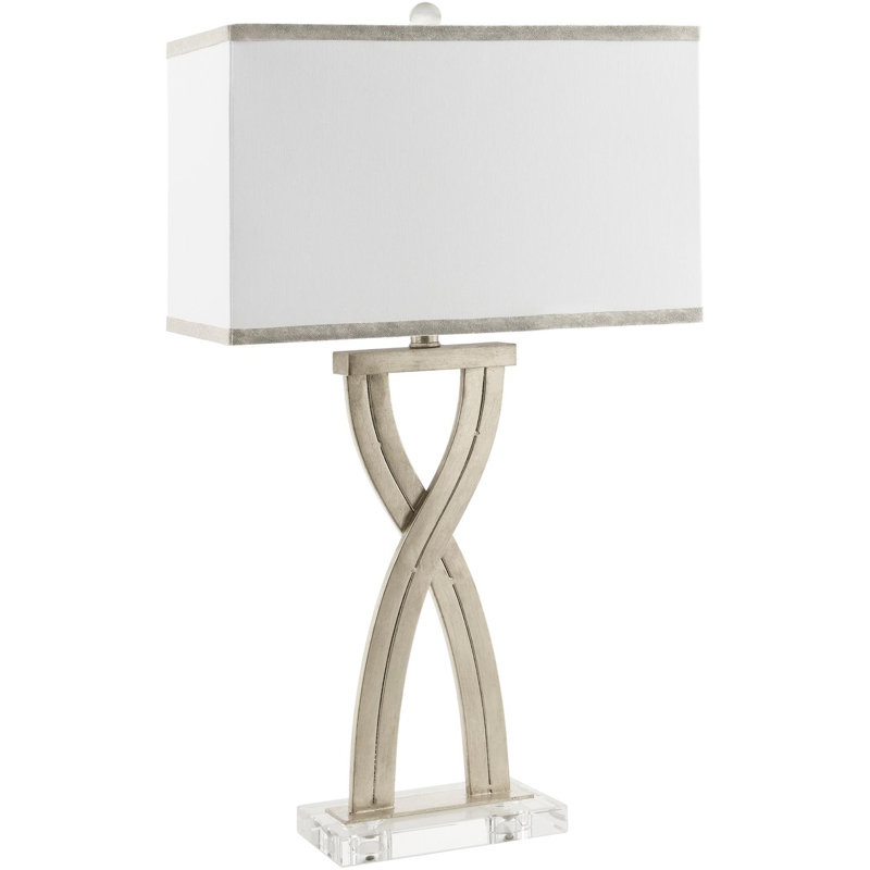 Lampe de table Palak, Argent argent
