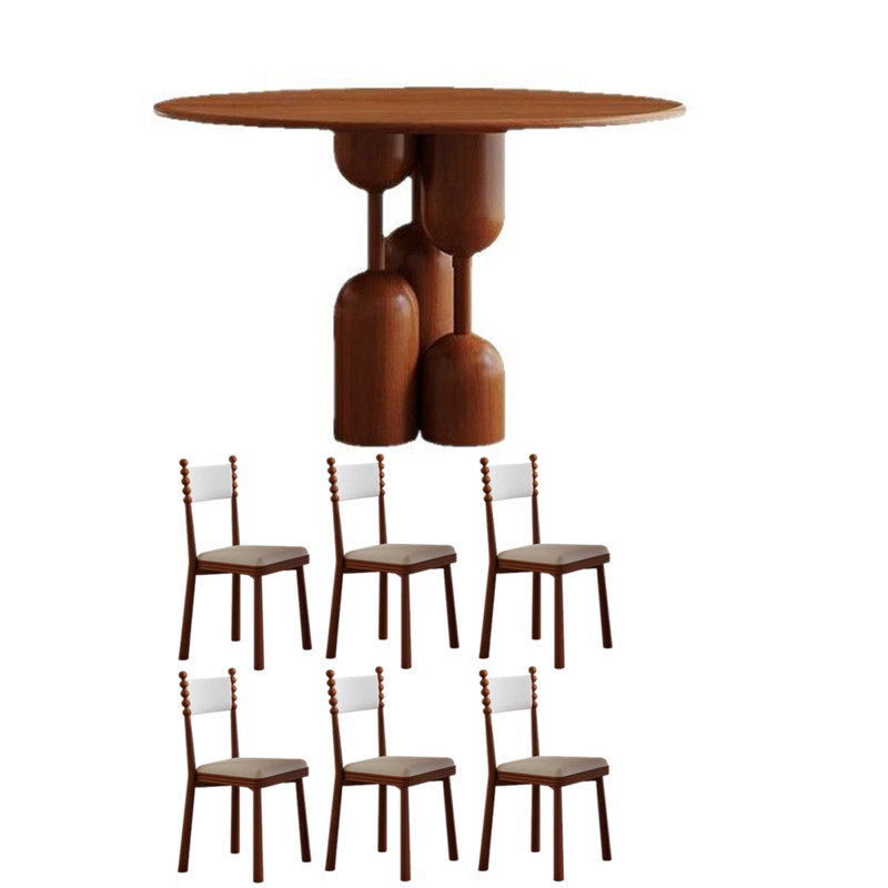 Table de salle à manger Vintage, H 29,5 po x L 39,4 po x l 39,4 po