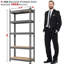 Étagère de rangement ajustable 5 niveaux H 60 po x l 27,5 po x P 12 po Tevis-903034610