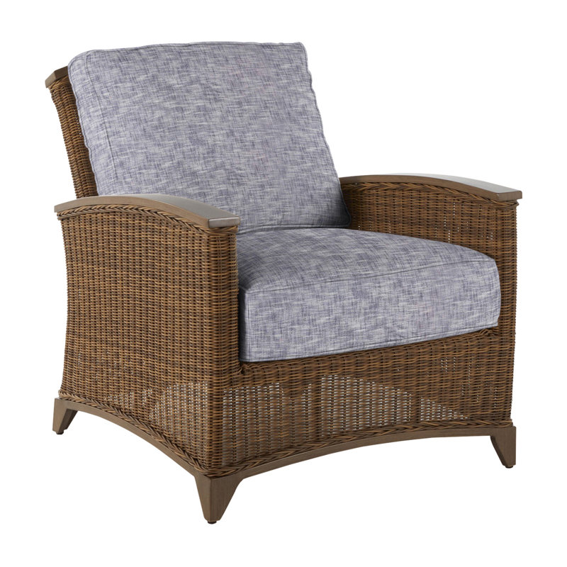 Astoria Woven Lounge Chair, Raffia/Oak, Welt, Bali Pearl