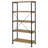 Analiese 63-Inch 4-Shelf Bookshelf Mango