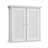 Woven Rattan Wall Cabinet for Bathroom,Toilet Storage Cabinet with Doors & Shelves