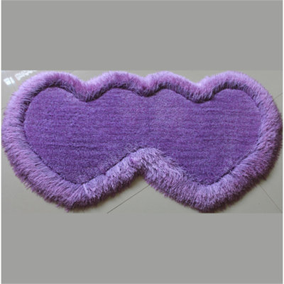 Tapis lavande touffeté à la main Mojica