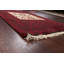 Tapis de couloir rouge en laine noué à la main de conception unique 2 pi 11 po x 5 pi Aquarius