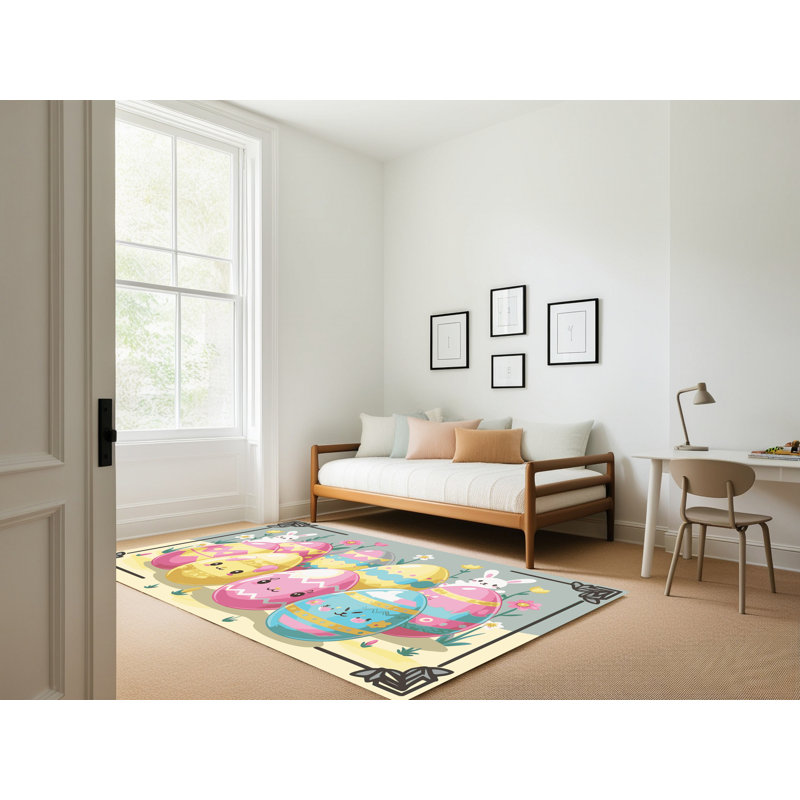 Tapis de vacances de Pâques The Holiday Aisle®, Rectangulaire 2 pi x 3 pi
