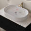Meuble-lavabo de salle de bain, autoportant ou mural avec lavabo intégré en céramique et tiroirs à fermeture en douceur