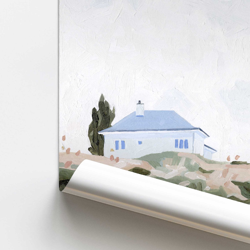 «Seaside Umbrella Harmony I», reproduction, H 16 po x l 20 po, Quiet Home Escape II, Sans cadre, papier