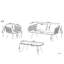 Munire 4 Seater Rattan Conversation Set