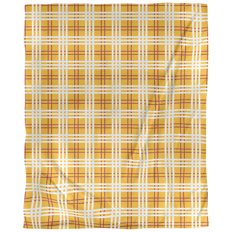 Housse de couette simple Arizona football Luxury, Microfibre, Housse de couette pour très grand lit, Jaune / Rouge / Blanc