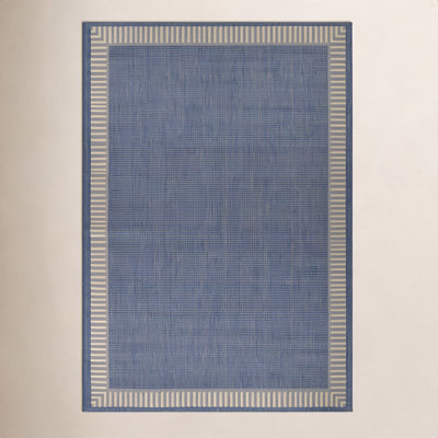 Black Cocoa Brown Flatweave Outdoor Rug