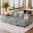 Anjana Chenille Storage Sofa Modular Sectional Sofa Bed With Removable Cushion Cover-1104095944