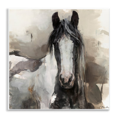 Art mural abstrait gris et beige par Marilyn Hageman