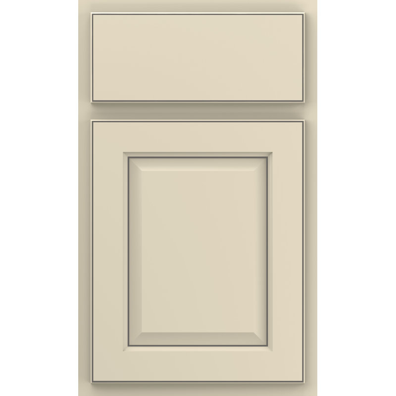 Dwelling Elmhurst Door Sample, Maple, Parchment w/Onyx Glaze